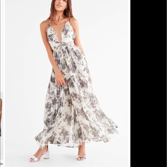 floral jumpsuit dress